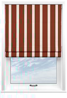 The British Stripe Co. Henry, Teignbridge No.1 - Twist&Fit Roman Blind